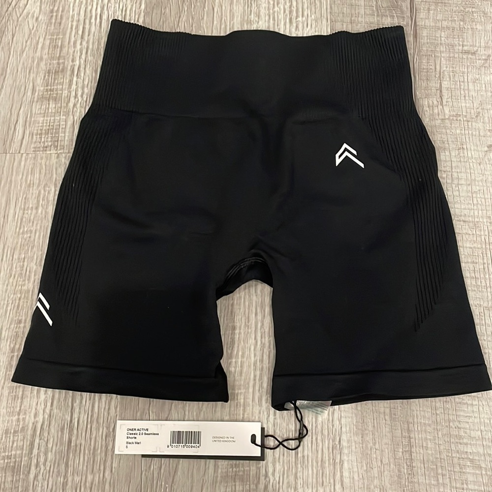 Oner Active Classic 2.0 Seamless Shorts in Black Marl Size Small